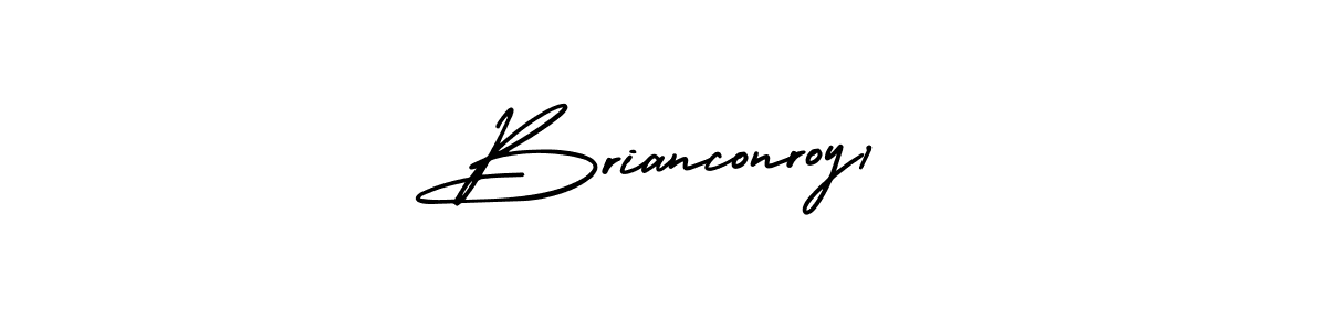 It looks lik you need a new signature style for name Brianconroy1. Design unique handwritten (AmerikaSignatureDemo-Regular) signature with our free signature maker in just a few clicks. Brianconroy1 signature style 3 images and pictures png
