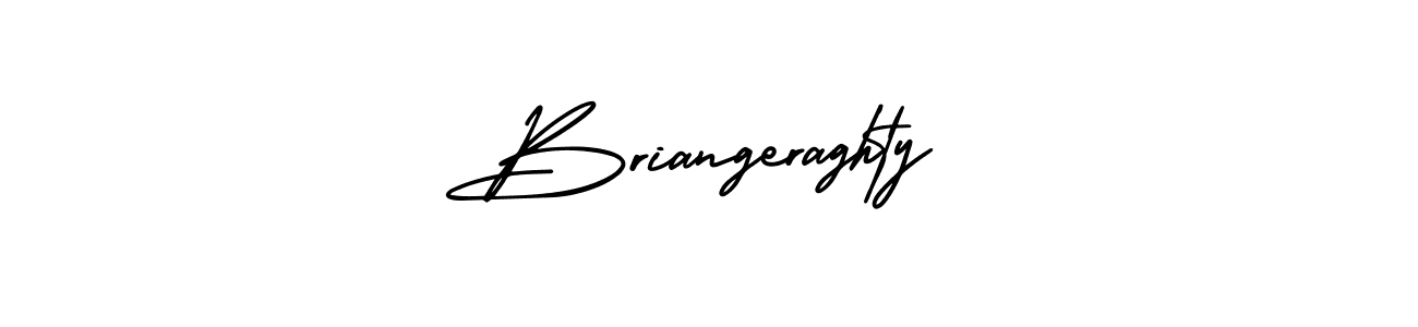 Briangeraghty stylish signature style. Best Handwritten Sign (AmerikaSignatureDemo-Regular) for my name. Handwritten Signature Collection Ideas for my name Briangeraghty. Briangeraghty signature style 3 images and pictures png