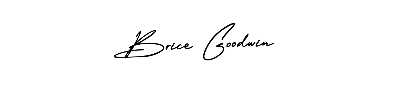 How to Draw Brice Goodwin signature style? AmerikaSignatureDemo-Regular is a latest design signature styles for name Brice Goodwin. Brice Goodwin signature style 3 images and pictures png