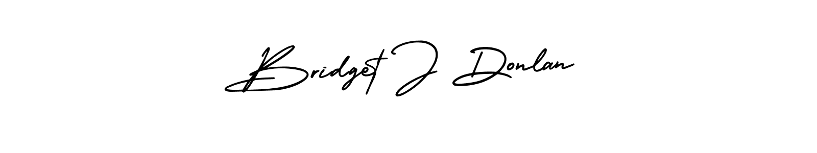 Also You can easily find your signature by using the search form. We will create Bridget J Donlan name handwritten signature images for you free of cost using AmerikaSignatureDemo-Regular sign style. Bridget J Donlan signature style 3 images and pictures png