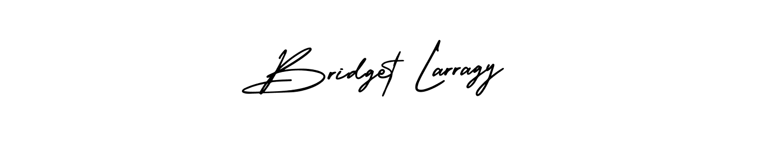 Create a beautiful signature design for name Bridget Larragy. With this signature (AmerikaSignatureDemo-Regular) fonts, you can make a handwritten signature for free. Bridget Larragy signature style 3 images and pictures png