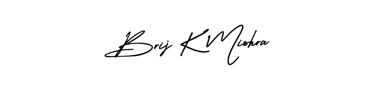 Create a beautiful signature design for name Brij K Mishra. With this signature (AmerikaSignatureDemo-Regular) fonts, you can make a handwritten signature for free. Brij K Mishra signature style 3 images and pictures png