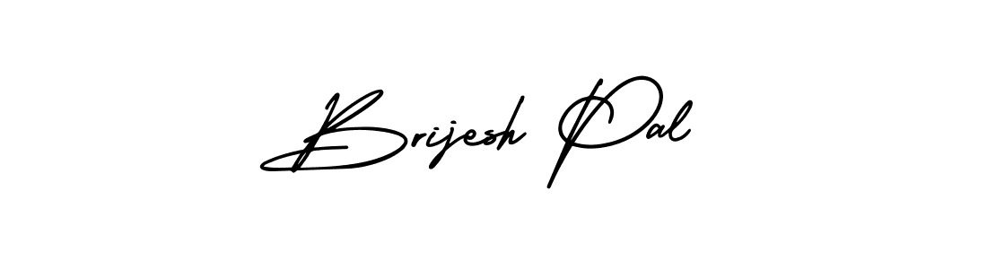 Create a beautiful signature design for name Brijesh Pal. With this signature (AmerikaSignatureDemo-Regular) fonts, you can make a handwritten signature for free. Brijesh Pal signature style 3 images and pictures png