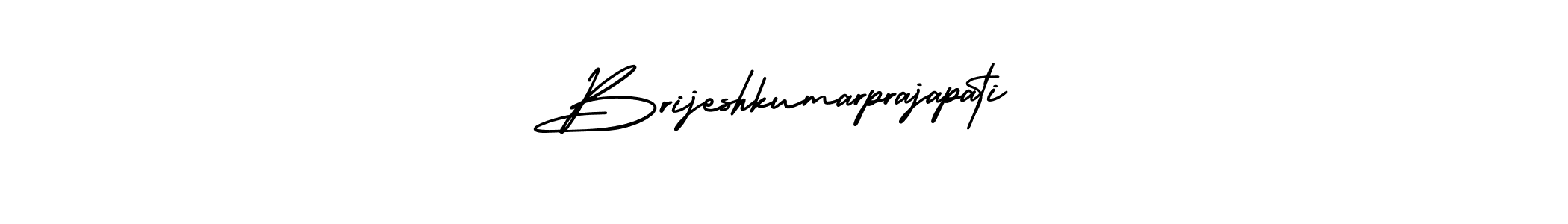 Create a beautiful signature design for name Brijeshkumarprajapati. With this signature (AmerikaSignatureDemo-Regular) fonts, you can make a handwritten signature for free. Brijeshkumarprajapati signature style 3 images and pictures png