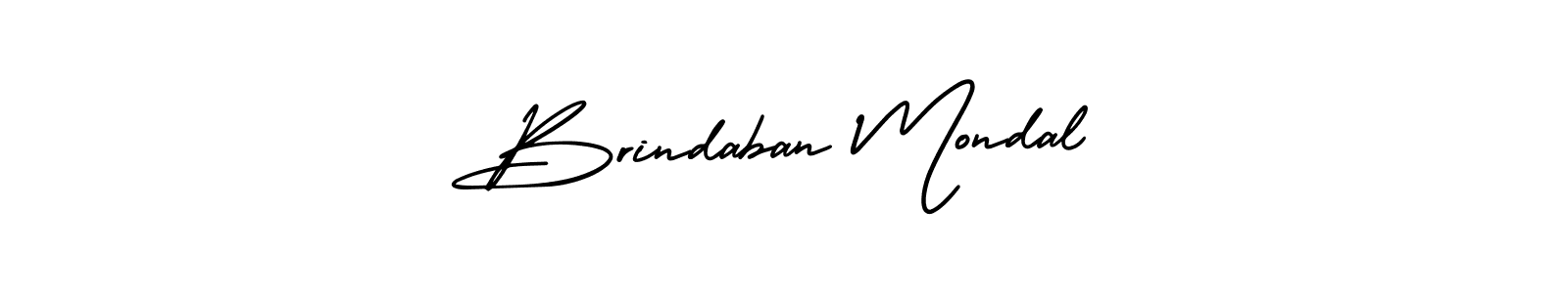 How to make Brindaban Mondal signature? AmerikaSignatureDemo-Regular is a professional autograph style. Create handwritten signature for Brindaban Mondal name. Brindaban Mondal signature style 3 images and pictures png