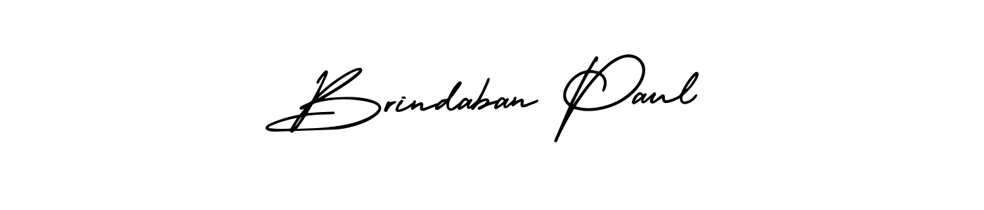 Make a beautiful signature design for name Brindaban Paul. With this signature (AmerikaSignatureDemo-Regular) style, you can create a handwritten signature for free. Brindaban Paul signature style 3 images and pictures png
