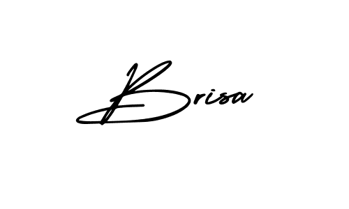 Make a beautiful signature design for name Brisa. With this signature (AmerikaSignatureDemo-Regular) style, you can create a handwritten signature for free. Brisa signature style 3 images and pictures png