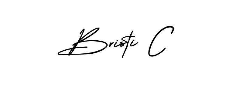 Best and Professional Signature Style for Bristi C. AmerikaSignatureDemo-Regular Best Signature Style Collection. Bristi C signature style 3 images and pictures png