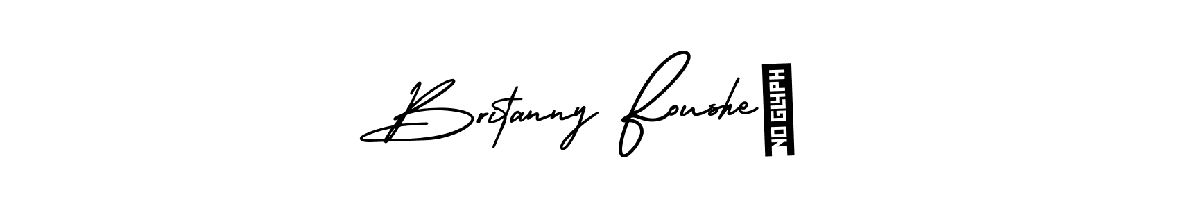 AmerikaSignatureDemo-Regular is a professional signature style that is perfect for those who want to add a touch of class to their signature. It is also a great choice for those who want to make their signature more unique. Get Britanny Fousheé name to fancy signature for free. Britanny Fousheé signature style 3 images and pictures png