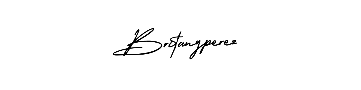 Make a short Britanyperez signature style. Manage your documents anywhere anytime using AmerikaSignatureDemo-Regular. Create and add eSignatures, submit forms, share and send files easily. Britanyperez signature style 3 images and pictures png