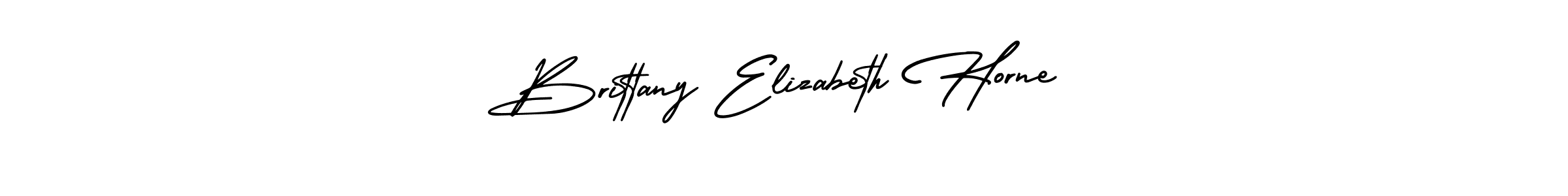 Also You can easily find your signature by using the search form. We will create Brittany Elizabeth Horne name handwritten signature images for you free of cost using AmerikaSignatureDemo-Regular sign style. Brittany Elizabeth Horne signature style 3 images and pictures png