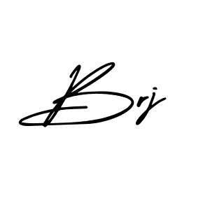 Design your own signature with our free online signature maker. With this signature software, you can create a handwritten (AmerikaSignatureDemo-Regular) signature for name Brj. Brj signature style 3 images and pictures png