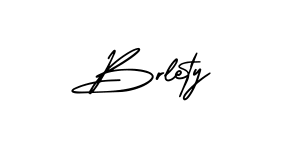 How to make Brlety signature? AmerikaSignatureDemo-Regular is a professional autograph style. Create handwritten signature for Brlety name. Brlety signature style 3 images and pictures png