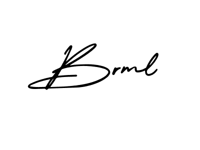 Create a beautiful signature design for name Brml. With this signature (AmerikaSignatureDemo-Regular) fonts, you can make a handwritten signature for free. Brml signature style 3 images and pictures png