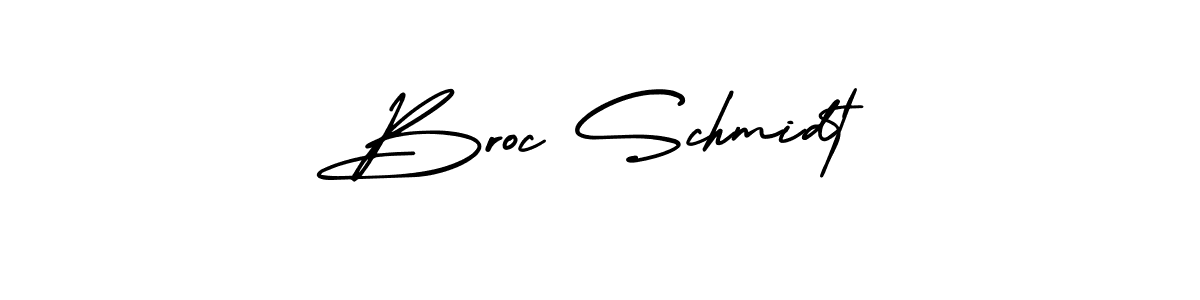 AmerikaSignatureDemo-Regular is a professional signature style that is perfect for those who want to add a touch of class to their signature. It is also a great choice for those who want to make their signature more unique. Get Broc Schmidt name to fancy signature for free. Broc Schmidt signature style 3 images and pictures png