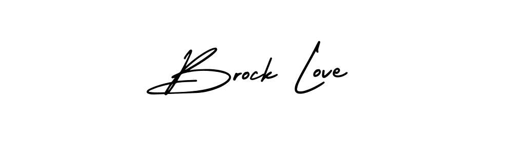 if you are searching for the best signature style for your name Brock Love. so please give up your signature search. here we have designed multiple signature styles  using AmerikaSignatureDemo-Regular. Brock Love signature style 3 images and pictures png