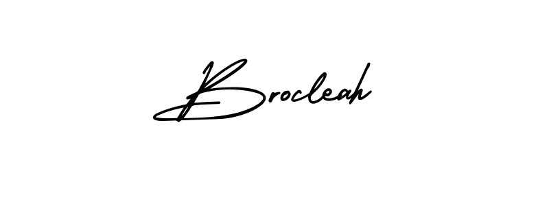 Best and Professional Signature Style for Brocleah. AmerikaSignatureDemo-Regular Best Signature Style Collection. Brocleah signature style 3 images and pictures png
