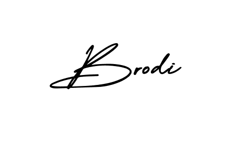 AmerikaSignatureDemo-Regular is a professional signature style that is perfect for those who want to add a touch of class to their signature. It is also a great choice for those who want to make their signature more unique. Get Brodi name to fancy signature for free. Brodi signature style 3 images and pictures png