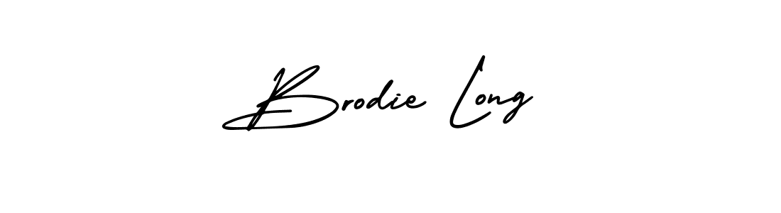 Create a beautiful signature design for name Brodie Long. With this signature (AmerikaSignatureDemo-Regular) fonts, you can make a handwritten signature for free. Brodie Long signature style 3 images and pictures png