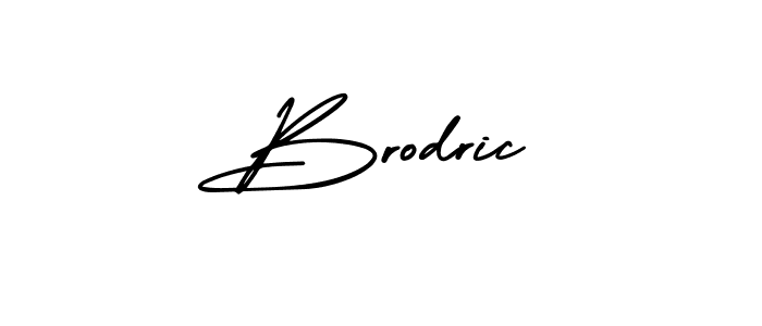 Create a beautiful signature design for name Brodric. With this signature (AmerikaSignatureDemo-Regular) fonts, you can make a handwritten signature for free. Brodric signature style 3 images and pictures png