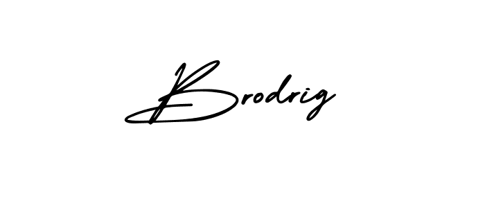 Create a beautiful signature design for name Brodrig. With this signature (AmerikaSignatureDemo-Regular) fonts, you can make a handwritten signature for free. Brodrig signature style 3 images and pictures png