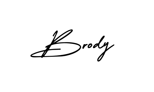 How to make Brody name signature. Use AmerikaSignatureDemo-Regular style for creating short signs online. This is the latest handwritten sign. Brody signature style 3 images and pictures png