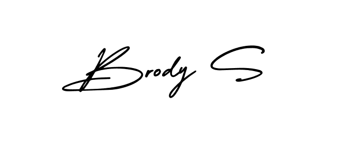 Best and Professional Signature Style for Brody S. AmerikaSignatureDemo-Regular Best Signature Style Collection. Brody S signature style 3 images and pictures png