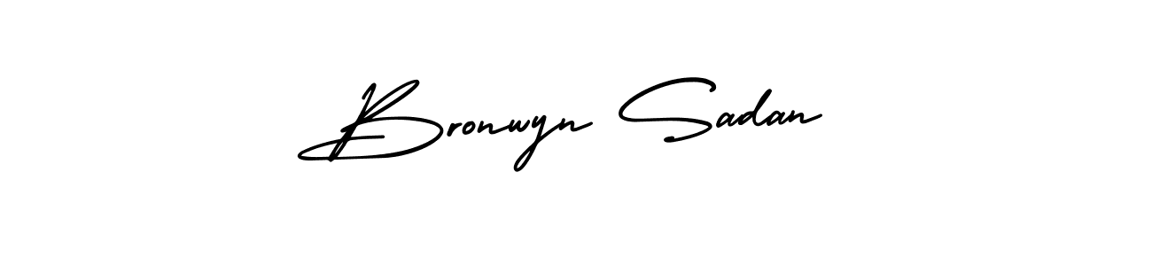 Best and Professional Signature Style for Bronwyn Sadan. AmerikaSignatureDemo-Regular Best Signature Style Collection. Bronwyn Sadan signature style 3 images and pictures png