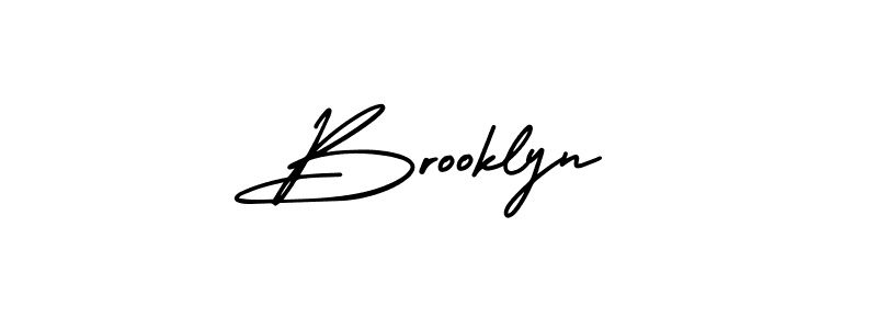 Make a beautiful signature design for name Brooklyn. With this signature (AmerikaSignatureDemo-Regular) style, you can create a handwritten signature for free. Brooklyn signature style 3 images and pictures png