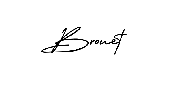 It looks lik you need a new signature style for name Brouet. Design unique handwritten (AmerikaSignatureDemo-Regular) signature with our free signature maker in just a few clicks. Brouet signature style 3 images and pictures png