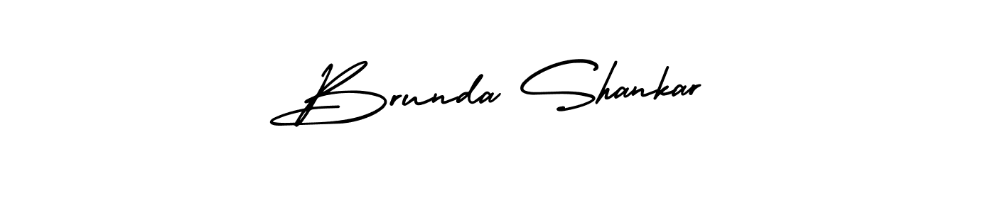Create a beautiful signature design for name Brunda Shankar. With this signature (AmerikaSignatureDemo-Regular) fonts, you can make a handwritten signature for free. Brunda Shankar signature style 3 images and pictures png