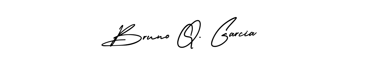 Make a beautiful signature design for name Bruno Q. Garcia. Use this online signature maker to create a handwritten signature for free. Bruno Q. Garcia signature style 3 images and pictures png