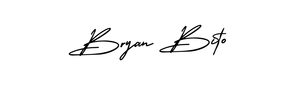 See photos of Bryan Bito official signature by Spectra . Check more albums & portfolios. Read reviews & check more about AmerikaSignatureDemo-Regular font. Bryan Bito signature style 3 images and pictures png