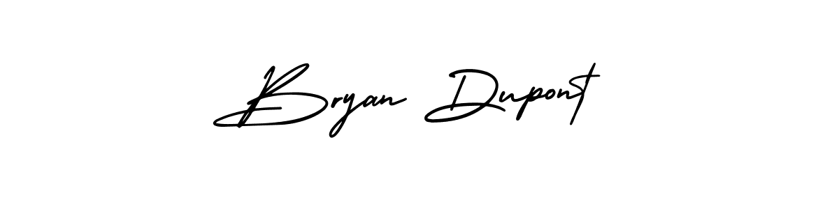 The best way (AmerikaSignatureDemo-Regular) to make a short signature is to pick only two or three words in your name. The name Bryan Dupont include a total of six letters. For converting this name. Bryan Dupont signature style 3 images and pictures png