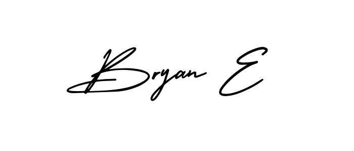 This is the best signature style for the Bryan E name. Also you like these signature font (AmerikaSignatureDemo-Regular). Mix name signature. Bryan E signature style 3 images and pictures png