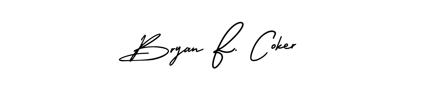 Once you've used our free online signature maker to create your best signature AmerikaSignatureDemo-Regular style, it's time to enjoy all of the benefits that Bryan F. Coker name signing documents. Bryan F. Coker signature style 3 images and pictures png