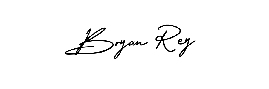 Best and Professional Signature Style for Bryan Rey. AmerikaSignatureDemo-Regular Best Signature Style Collection. Bryan Rey signature style 3 images and pictures png