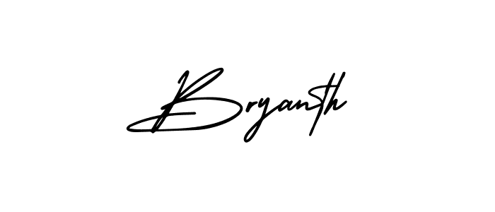This is the best signature style for the Bryanth name. Also you like these signature font (AmerikaSignatureDemo-Regular). Mix name signature. Bryanth signature style 3 images and pictures png