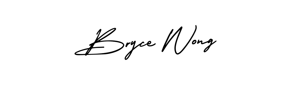 Make a beautiful signature design for name Bryce Wong. With this signature (AmerikaSignatureDemo-Regular) style, you can create a handwritten signature for free. Bryce Wong signature style 3 images and pictures png