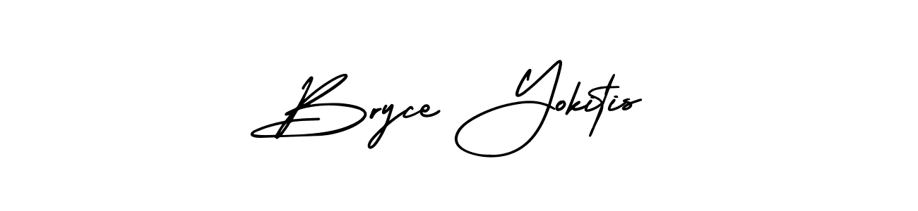 AmerikaSignatureDemo-Regular is a professional signature style that is perfect for those who want to add a touch of class to their signature. It is also a great choice for those who want to make their signature more unique. Get Bryce Yokitis name to fancy signature for free. Bryce Yokitis signature style 3 images and pictures png