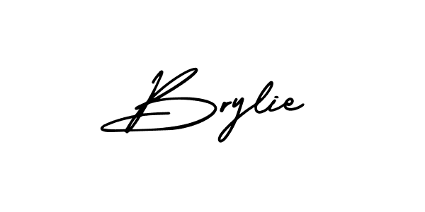 How to Draw Brylie signature style? AmerikaSignatureDemo-Regular is a latest design signature styles for name Brylie. Brylie signature style 3 images and pictures png