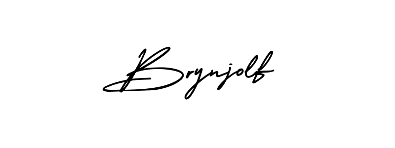 Make a beautiful signature design for name Brynjolf. With this signature (AmerikaSignatureDemo-Regular) style, you can create a handwritten signature for free. Brynjolf signature style 3 images and pictures png