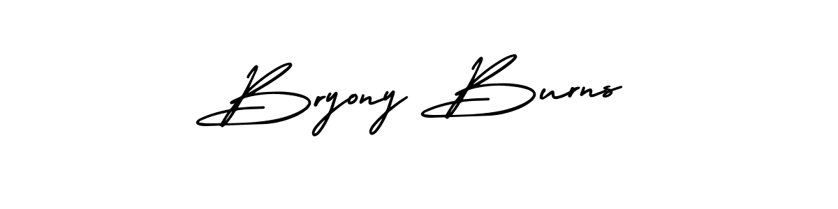 if you are searching for the best signature style for your name Bryony Burns. so please give up your signature search. here we have designed multiple signature styles  using AmerikaSignatureDemo-Regular. Bryony Burns signature style 3 images and pictures png