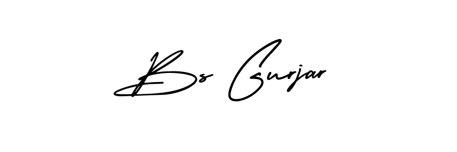 Make a beautiful signature design for name Bs Gurjar. With this signature (AmerikaSignatureDemo-Regular) style, you can create a handwritten signature for free. Bs Gurjar signature style 3 images and pictures png