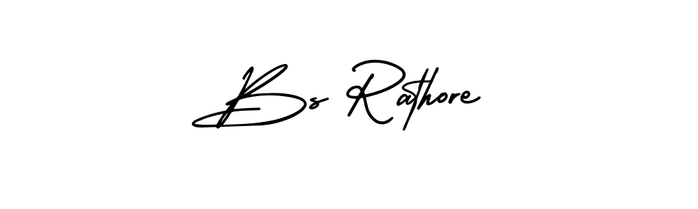 Make a beautiful signature design for name Bs Rathore. Use this online signature maker to create a handwritten signature for free. Bs Rathore signature style 3 images and pictures png