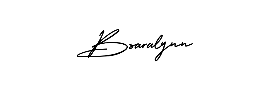 Also You can easily find your signature by using the search form. We will create Bsaralynn name handwritten signature images for you free of cost using AmerikaSignatureDemo-Regular sign style. Bsaralynn signature style 3 images and pictures png