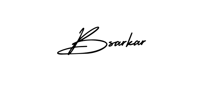 Design your own signature with our free online signature maker. With this signature software, you can create a handwritten (AmerikaSignatureDemo-Regular) signature for name Bsarkar. Bsarkar signature style 3 images and pictures png