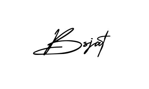 Also You can easily find your signature by using the search form. We will create Bsjat name handwritten signature images for you free of cost using AmerikaSignatureDemo-Regular sign style. Bsjat signature style 3 images and pictures png