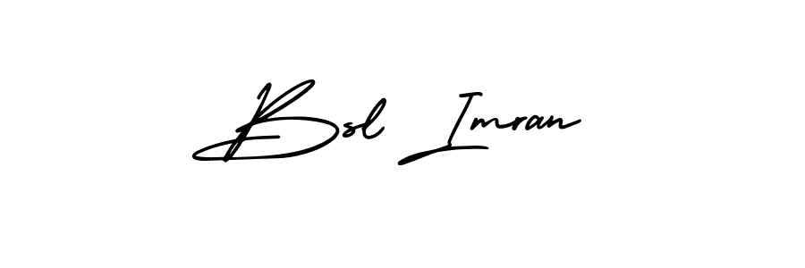 Best and Professional Signature Style for Bsl Imran. AmerikaSignatureDemo-Regular Best Signature Style Collection. Bsl Imran signature style 3 images and pictures png