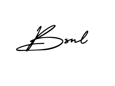 Make a beautiful signature design for name Bsnl. With this signature (AmerikaSignatureDemo-Regular) style, you can create a handwritten signature for free. Bsnl signature style 3 images and pictures png